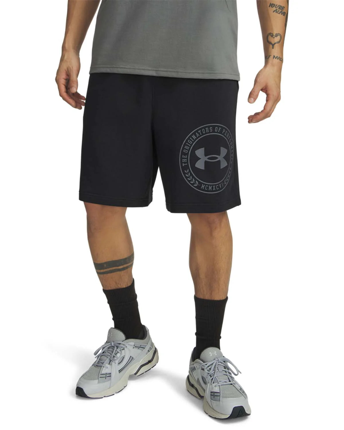 Under Armour UA Rival LW Graphic Shorts – Men (Black)