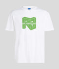 Мъжка тениска Karl Lagerfeld Jeans KLJ Cube Logo Tee A2M17037 – Бяло