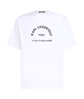 Мъжка тениска Karl Lagerfeld RSG Relax Fit T-Shirt A3M17108 – Бяло