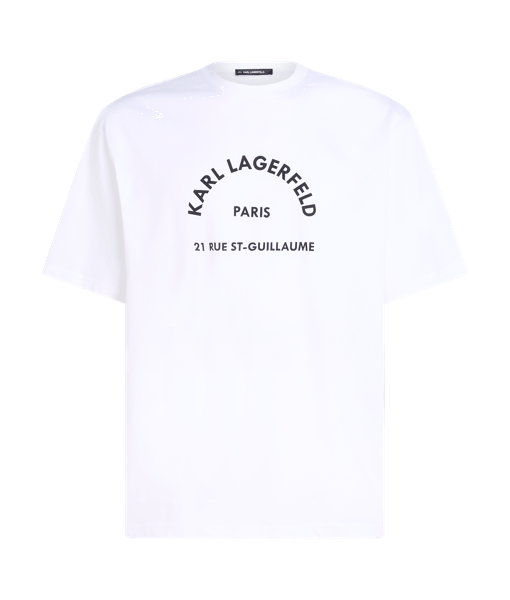 Мъжка тениска Karl Lagerfeld RSG Relax Fit T-Shirt A3M17108 – Бяло