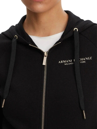 Armani Exchange 8NYM28 YJE5Z 52AK Black Gold Sweatshirt