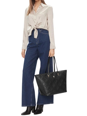 Tommy Hilfiger AW0AW15726 BDS TH Refined Tote Mono