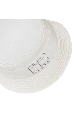Bucket Hat Tommy Jeans AW0AW12680 Ecru
