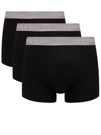Karl Lagerfeld 225M2108 075 Silver Blue Boxer Shorts 3-Pack
