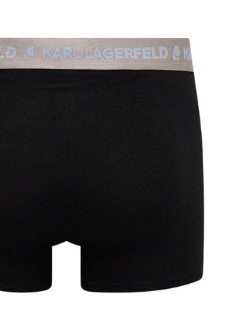 Karl Lagerfeld 225M2108 075 Silver Blue Boxer Shorts 3-Pack