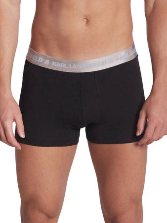 Karl Lagerfeld 225M2108 075 Silver Blue Boxer Shorts 3-Pack