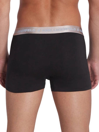 Karl Lagerfeld 225M2108 075 Silver Blue Boxer Shorts 3-Pack
