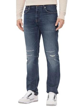Мъжки джинси Tommy Hilfiger MW0MW33370 – Тъмносиньо