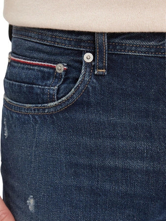 Мъжки джинси Tommy Hilfiger MW0MW33370 – Тъмносиньо