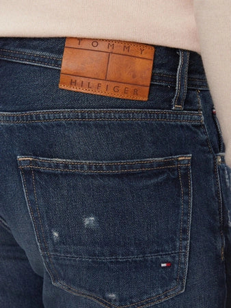 Мъжки джинси Tommy Hilfiger MW0MW33370 – Тъмносиньо