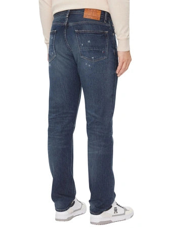 Мъжки джинси Tommy Hilfiger MW0MW33370 – Тъмносиньо