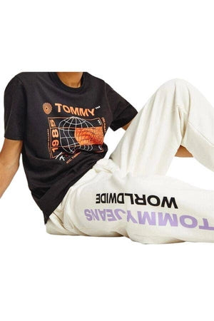 Tommy Jeans DM0DM12440 YBI Ivory Sweatpants