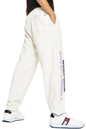 Tommy Jeans DM0DM12440 YBI Ivory Sweatpants