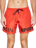 Мъжки плажни шорти Plein Sport PADC MMX0161 – Червено