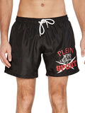 Мъжки плажни шорти Plein Sport PADC MMX0163 – Черно