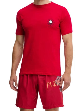 Мъжка тениска Plein Sport PS25MTS09 – Червено