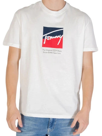 Мъжка тениска Tommy Jeans DM0DM18524 White