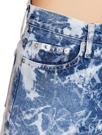 Дамски джинсови шорти Calvin Klein Jeans J20J220857 – Синьо