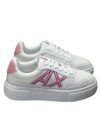 Дамски обувки Armani Exchange XDX178 – Бяло/Розово