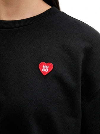 HUGO 50555808 001 Black Sweatshirt