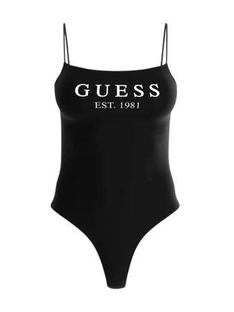 GUESS O2GM12 KBBU1 JBLK Jet Black Bodysuit
