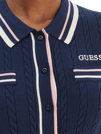 Дамска жилетка Guess Silk Blue V6RR02 Z4652