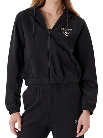 GUESS V5RQ20 KC3D2 FJ8N Black and Salt Multi Hoodie