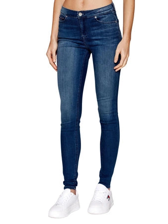 Дамски джинси Tommy Jeans New Niceville Mid Blue DW0DW09213 W28/L30
