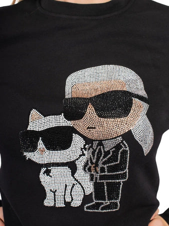 Karl Lagerfeld 245W1812 999 Black Sweatshirt