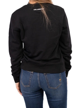 Karl Lagerfeld 245W1812 999 Black Sweatshirt