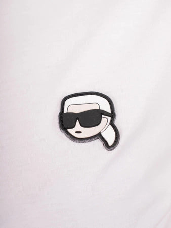 Karl Lagerfeld 245W1712 100 White T-Shirt