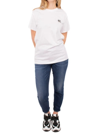 Karl Lagerfeld 245W1712 100 White T-Shirt