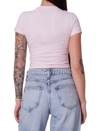 GUESS W2YI44 J1314 A60W Pink T-Shirt