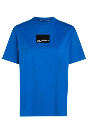 Дамска тениска Karl Lagerfeld KLJ 231J1706 Blue