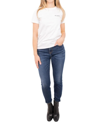 Karl Lagerfeld 245W1714 100 White T-Shirt