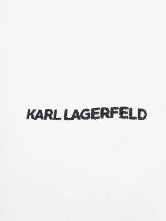Karl Lagerfeld 245W1714 100 White T-Shirt