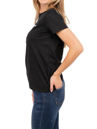Karl Lagerfeld 245W1714 999 Black T-Shirt