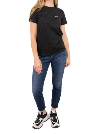 Karl Lagerfeld 245W1714 999 Black T-Shirt