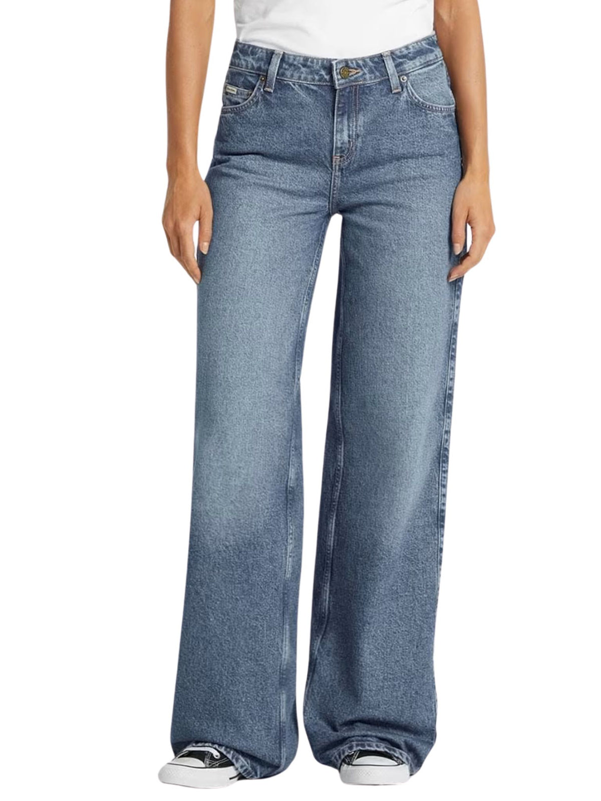 Guess Jeans Дамски дънки W4BA0Y D5CC4 – Medium Used Wash