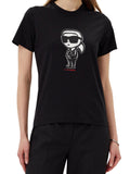 Karl Lagerfeld Дамска тениска A1W17126 999 – Черна