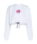 Karl Lagerfeld KLJ RELAXED CROPPED SWEAT J109 WHITE (241J1803109) Women