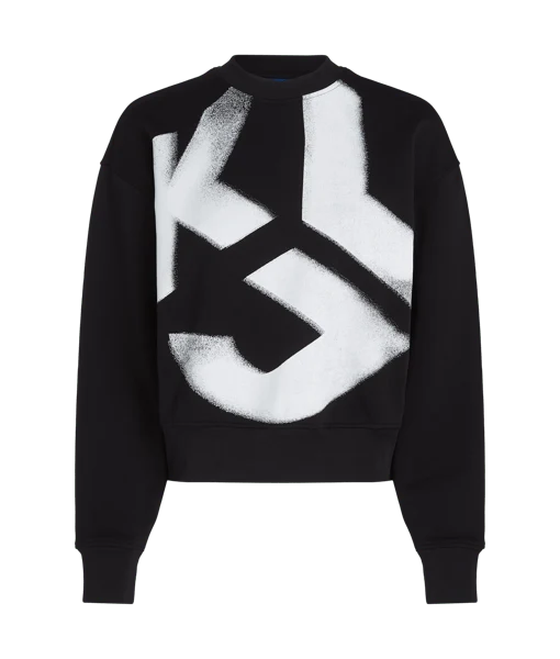 Karl Lagerfeld KLJ REG BLEACH LOGO SWEAT 999 Black (A1W20022999) Women