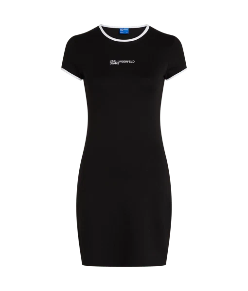 Karl Lagerfeld KLJ CAP SLEEVE MILANO DRESS 999 Black (A2W13051999) Women