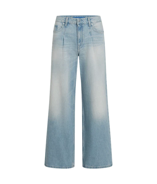 Karl Lagerfeld KLJ LR WIDE LEG PLEATED DENIM 1DJ Sun Faded Blue (A3W100711DJ) Women