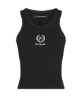 Karl Lagerfeld HOTEL KARL CREST TANK TOP 999 Black (A3W44006999) Women